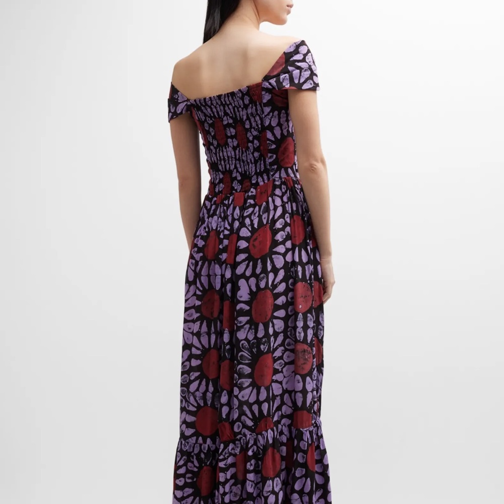 Busayo Olumide Square-Neck Cap-Sleeve Maxi Dress - Picture 4 of 6